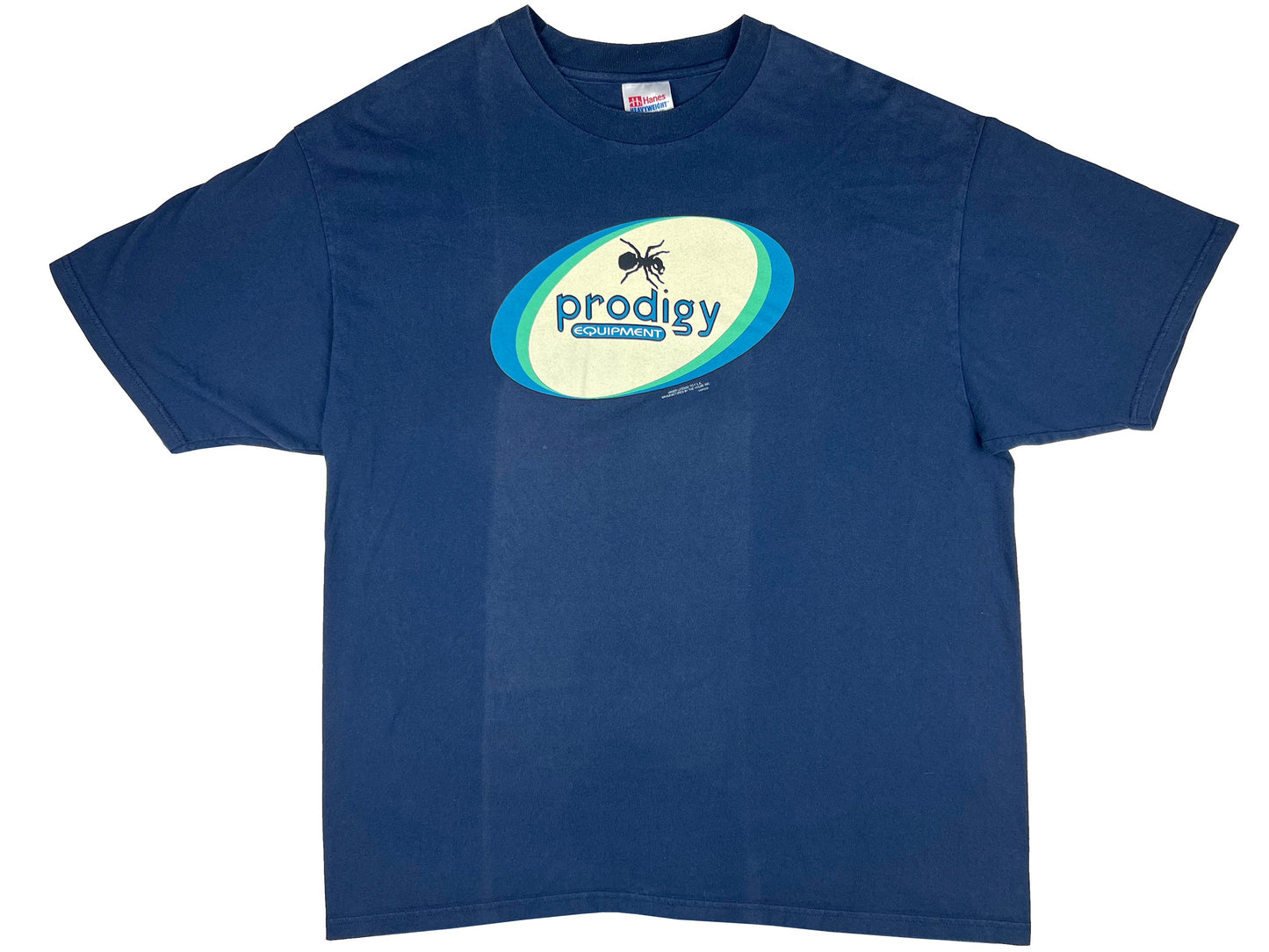 Vintage Prodigy Equipment Blue T-Shirt 90s Electronic Rave 