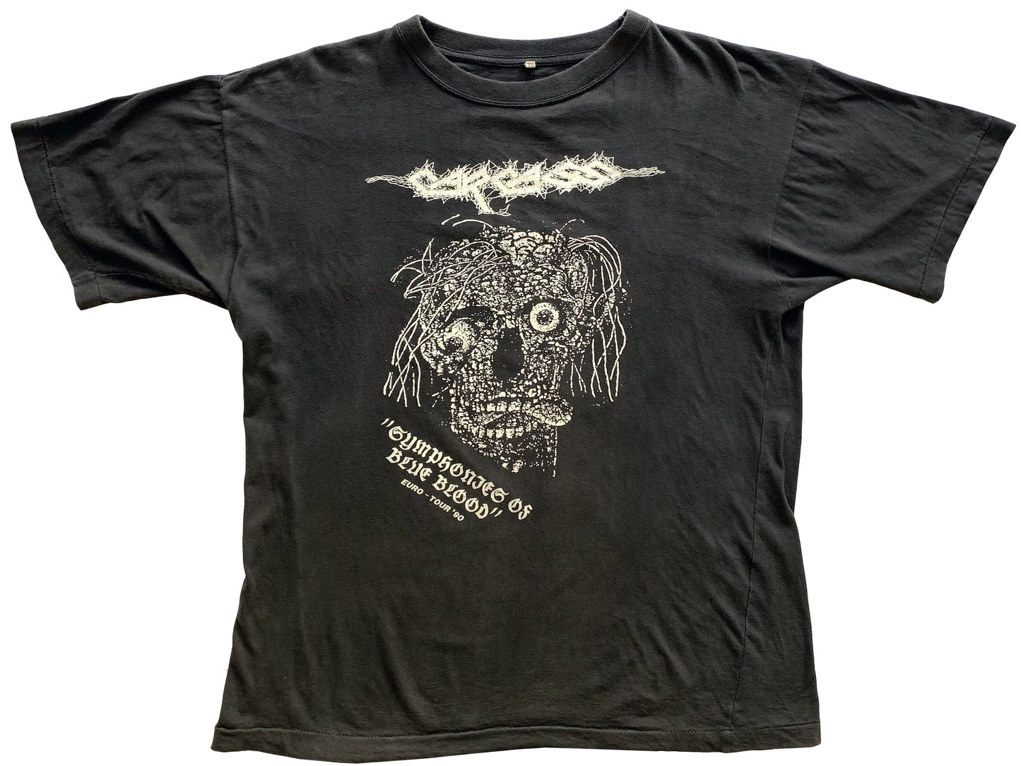 Vintage Carcass Symphonies of Blue Blood Euro Tour T-Shirt Death Metal 90s