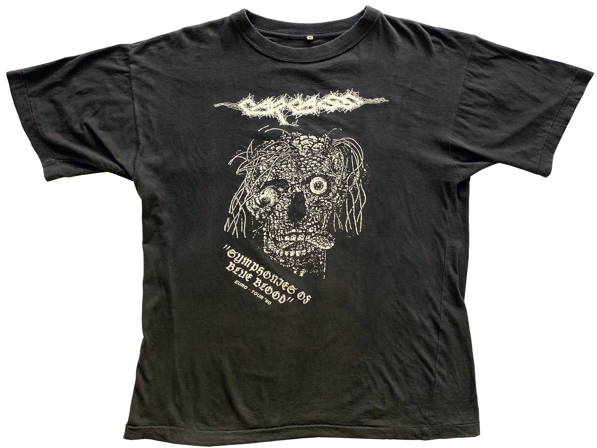 Vintage Carcass Symphonies of Blue Blood Euro Tour T-Shirt Death Metal 90s
