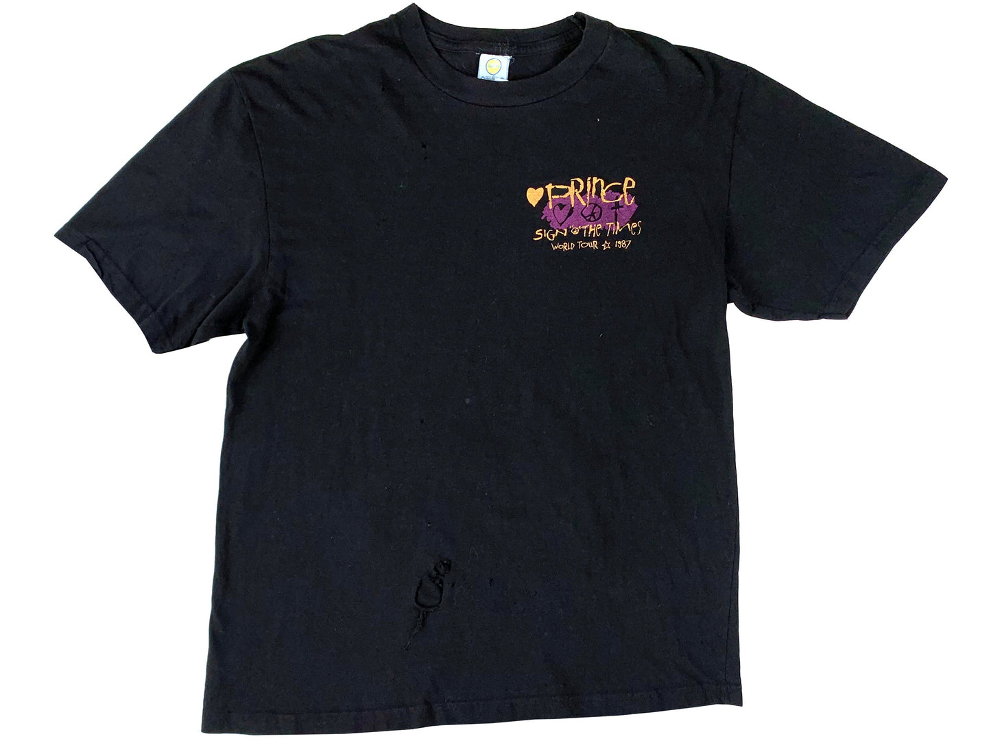 Vintage Prince Sign O the Times 1987 Tour T-Shirt