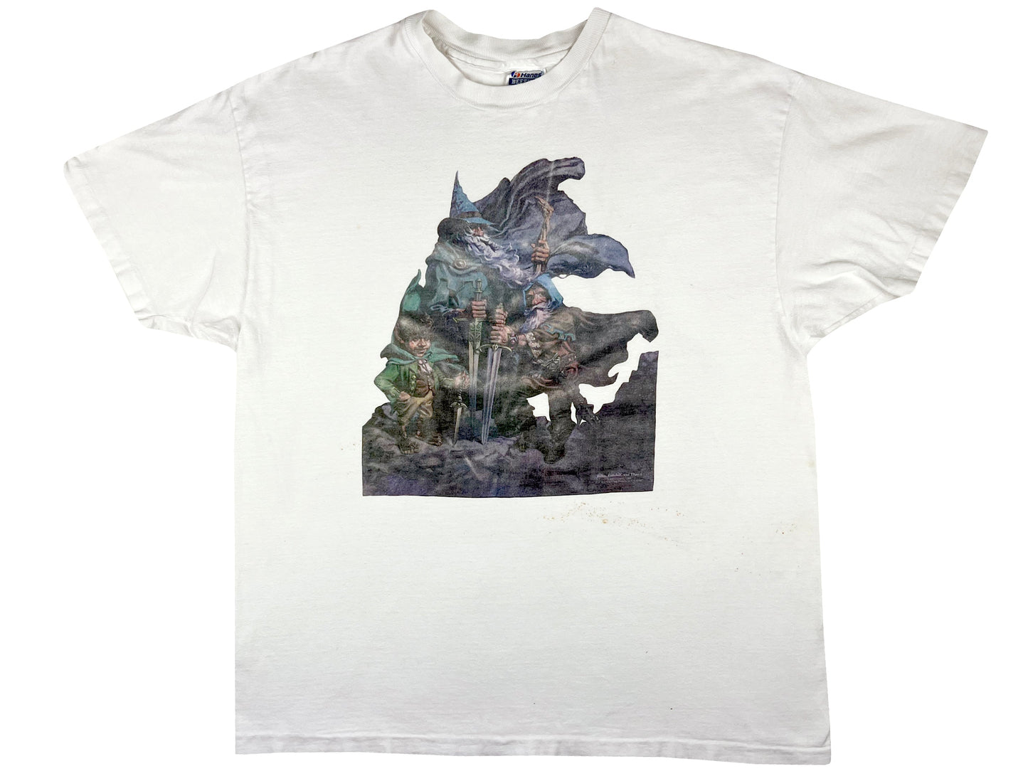 Vintage Lord of The Ring Painting White T-Shirt