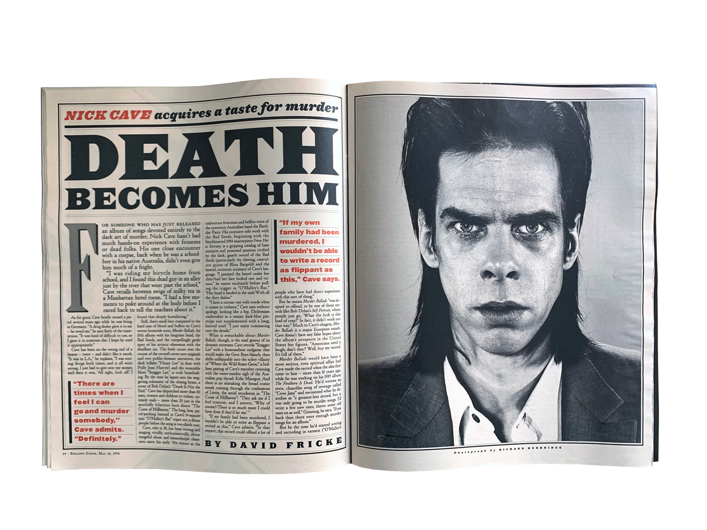 Rolling Stone Magazine The X-Files May 1996