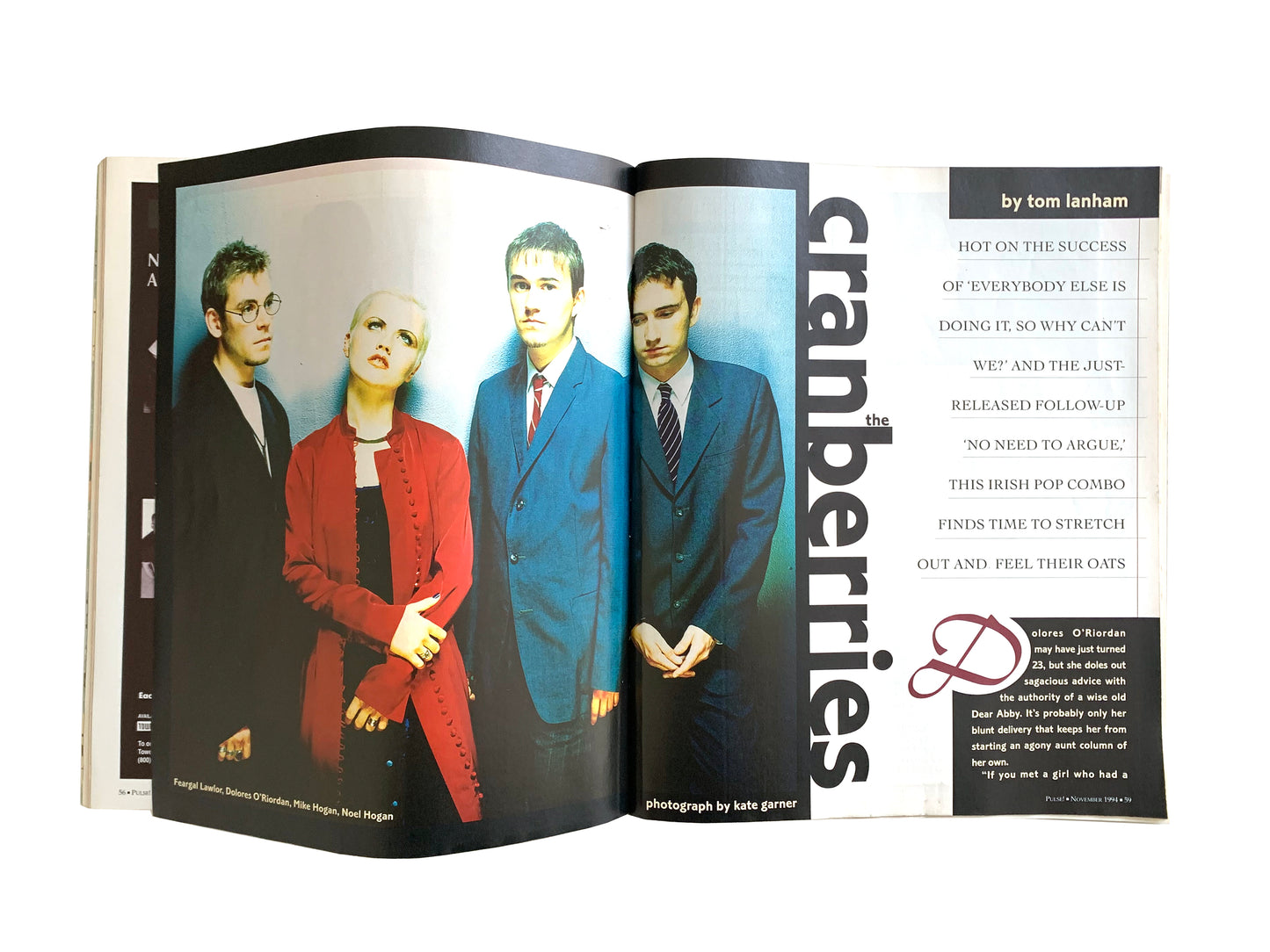 Pulse Magazine The Cranberries November 1994