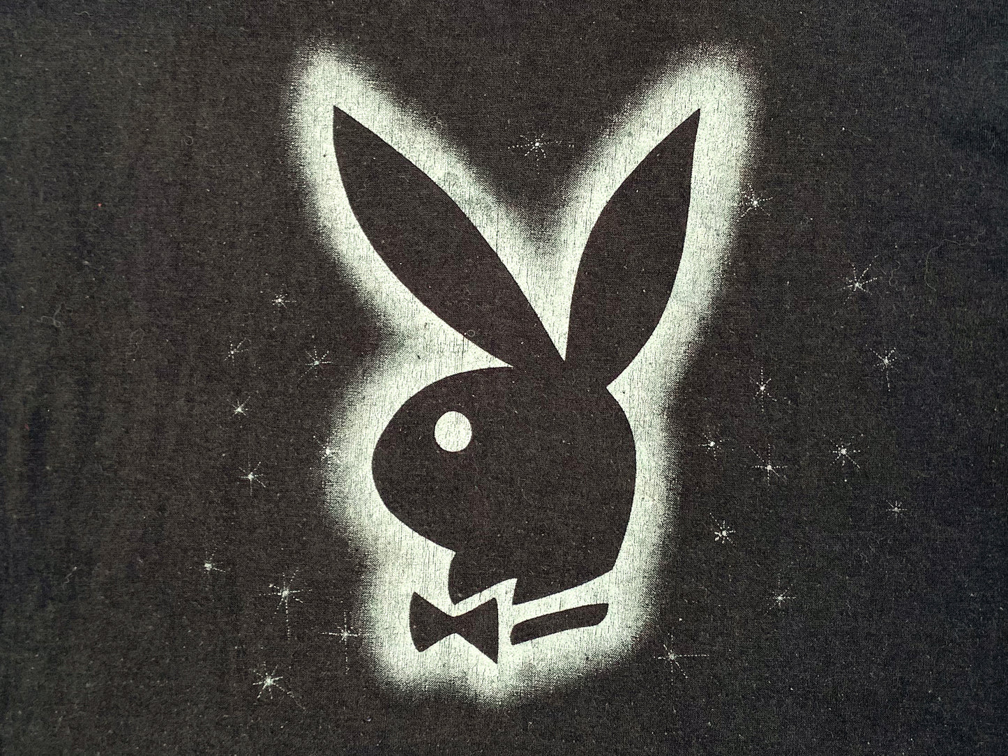 Playboy Bunny Head Sparkle T-Shirt