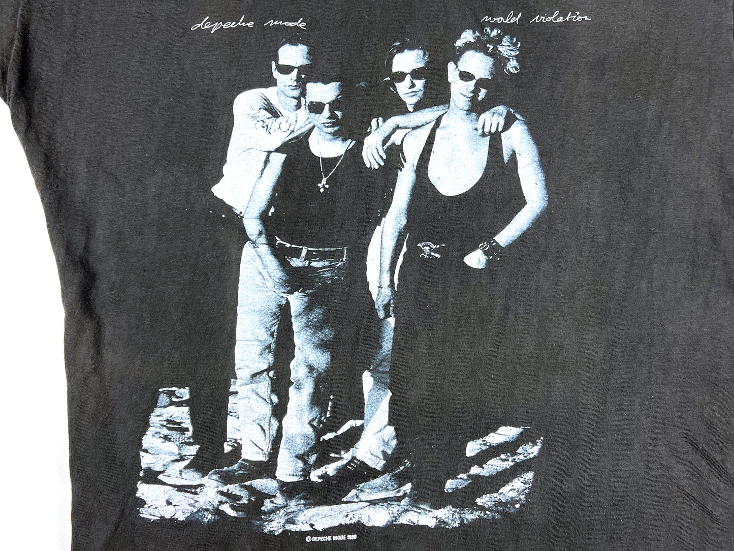 Depeche Mode World Violation Tour Chopped T-Shirt