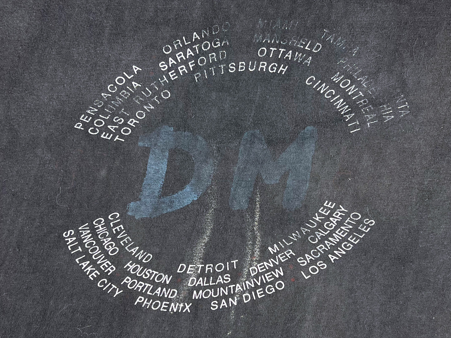 Depeche Mode World Violation Tour Chopped T-Shirt