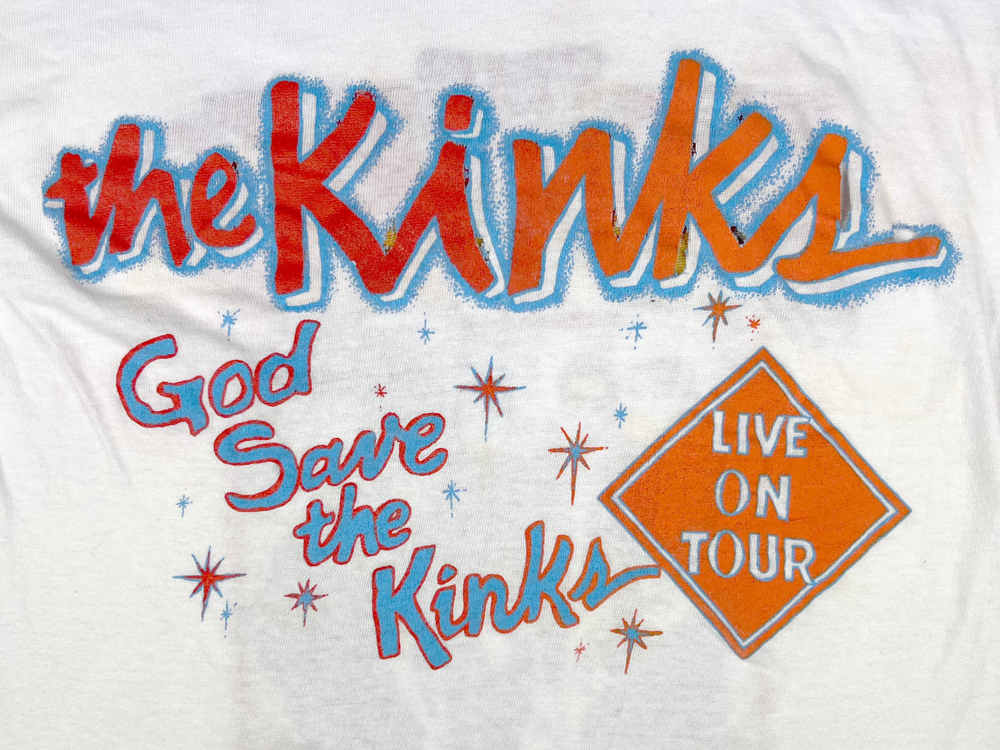 The Kinks 'God Saves the Kinks' Tour T-Shirt