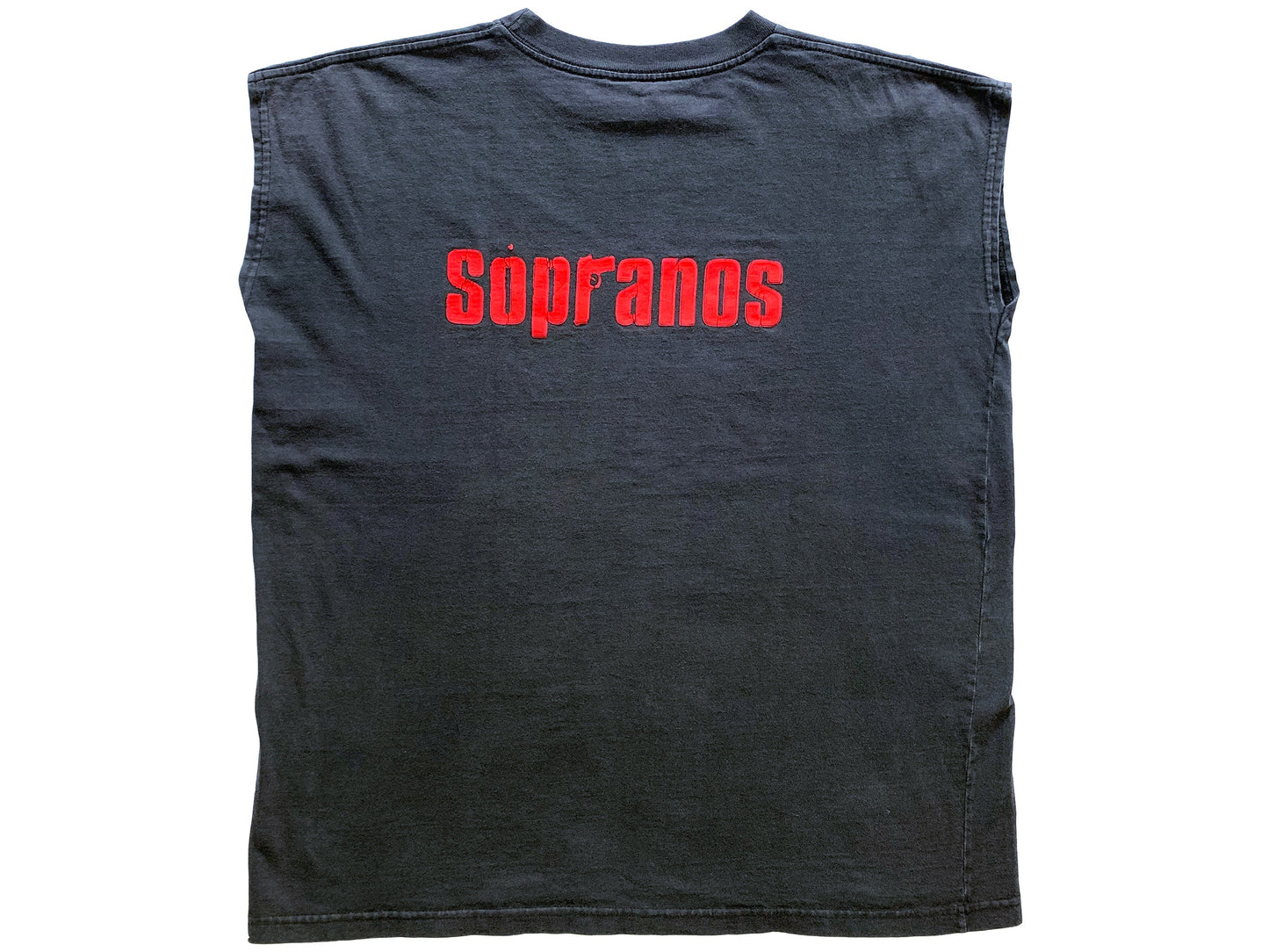 Vintage The Sopranos Sleeveless Black T-Shirt