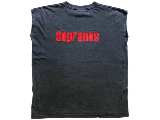 Vintage The Sopranos Sleeveless Black T-Shirt