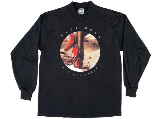 Vintage Kate Bush 'The Red Shoes' L/S Mock Neck Shirt