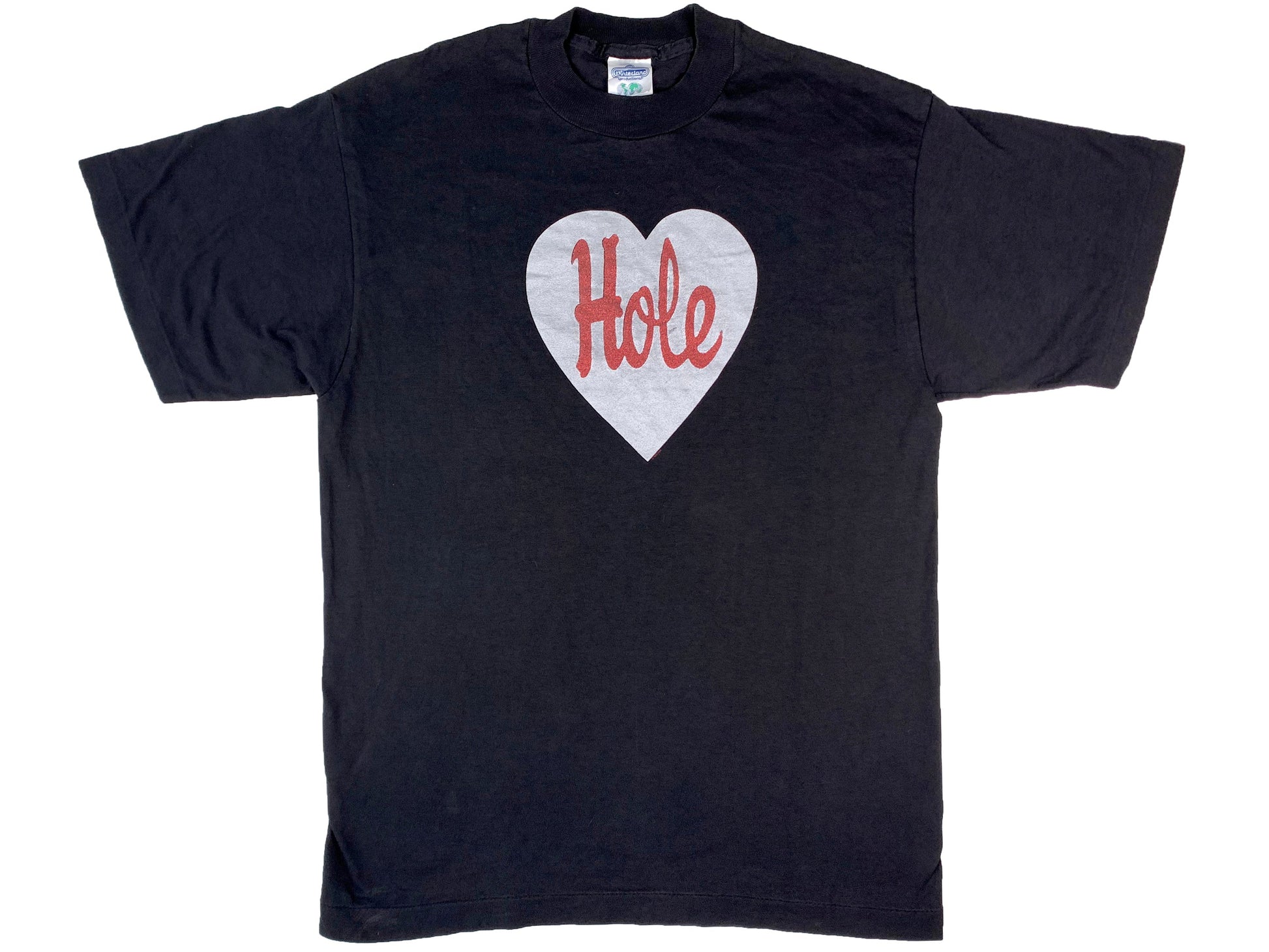 Vintage Hole Silver Heart T-Shirt