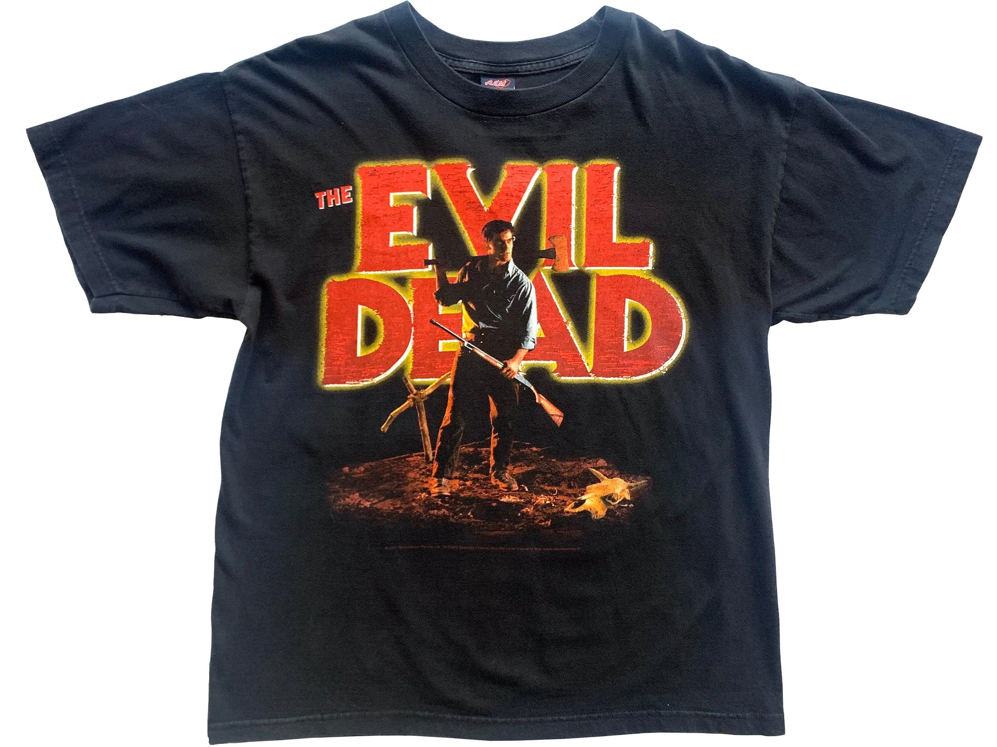 Vintage The Evil Dead Black T-Shirt Movie 90s y2k Horror