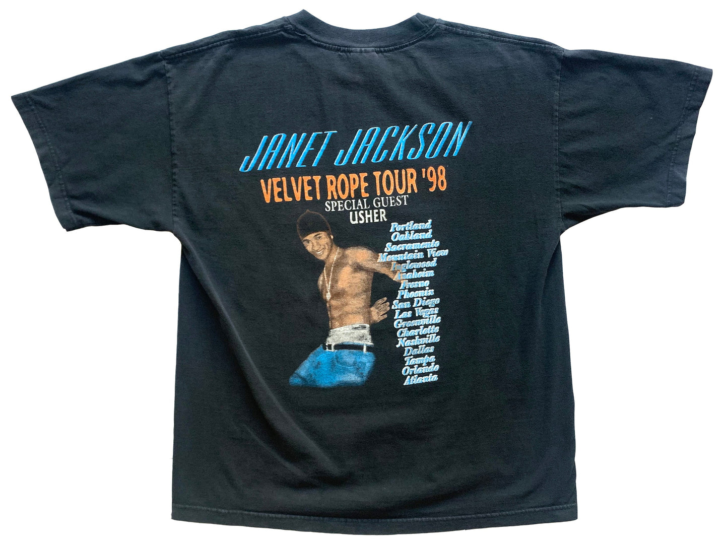 Janet Jackson & Usher Velvet Rope Tour T-Shirt