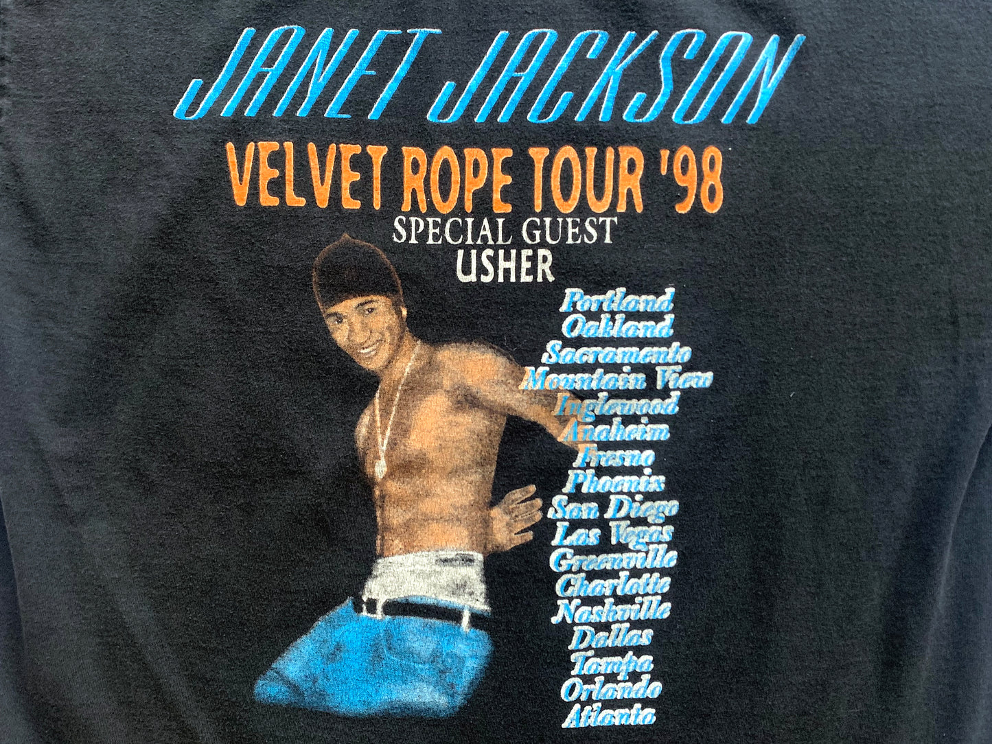 Janet Jackson & Usher Velvet Rope Tour T-Shirt