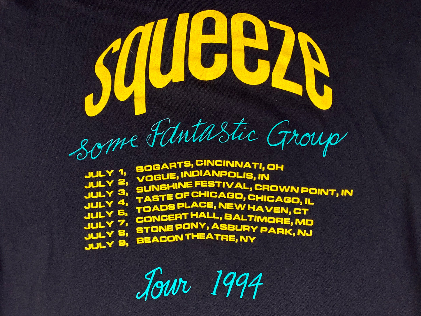 Squeeze 1994 Tour T-Shirt