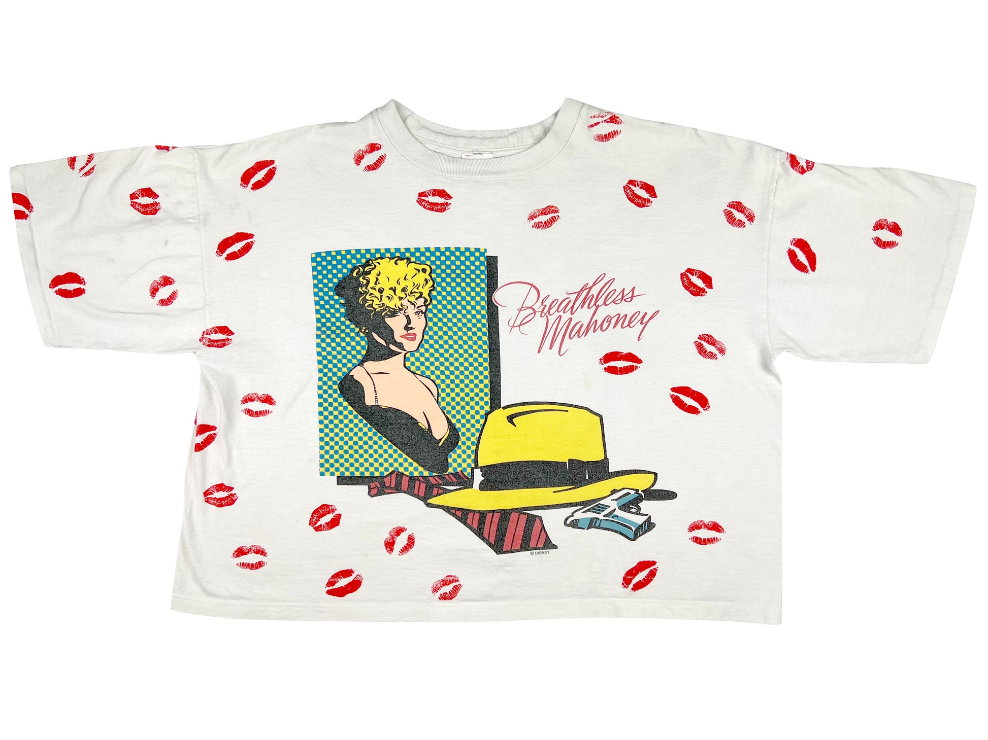 Vintage Madonna Breathless Dick Tracy Cropped T-Shirt