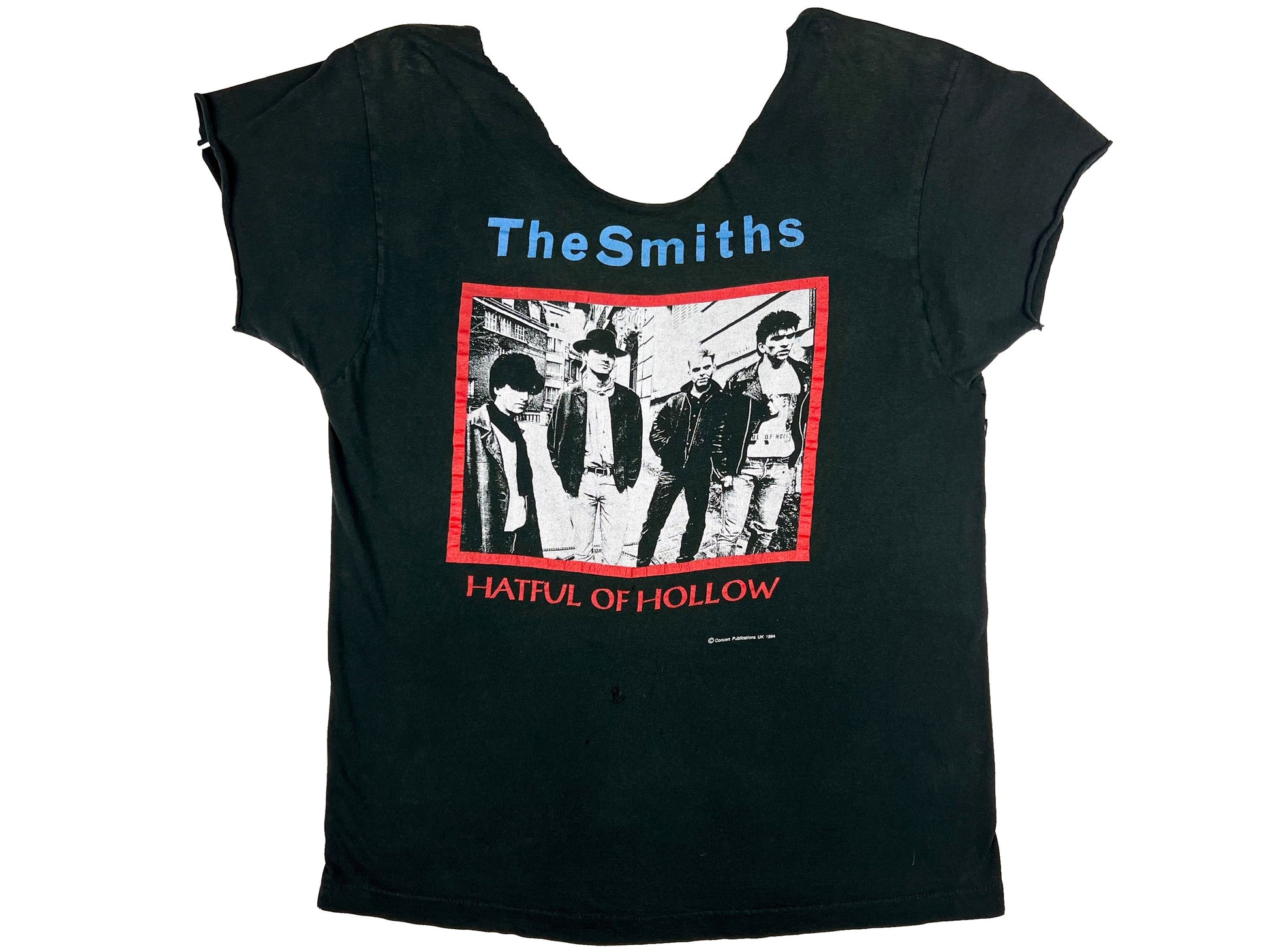 The Smiths 'Hatful of Hollow' 1984 UK Tour Chopped T-Shirt