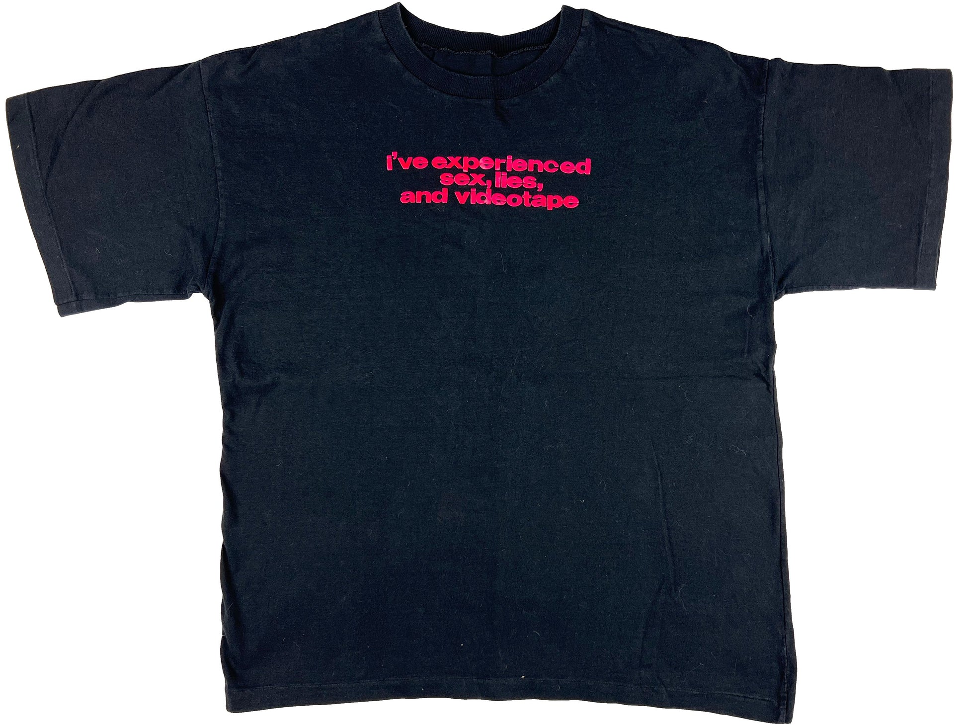 Sex Lies & Videotape Black T-Shirt Movie Steven Soderbergh 90s