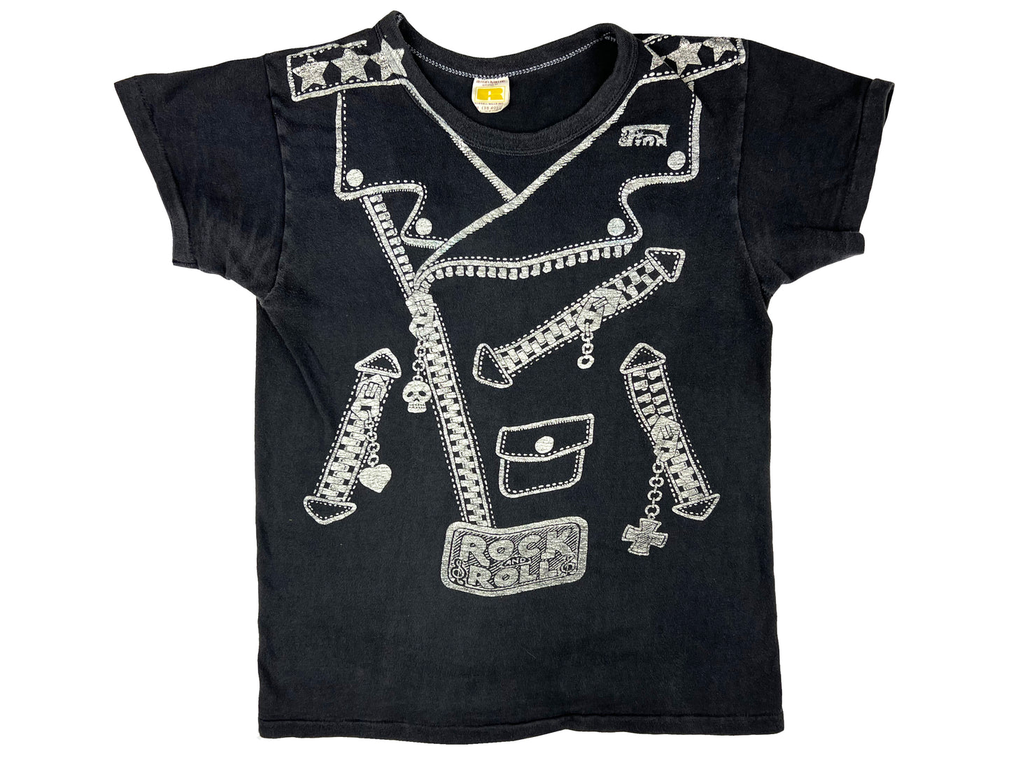 Vintage Motorcycle Jacket Zipper Grease T-Shirt