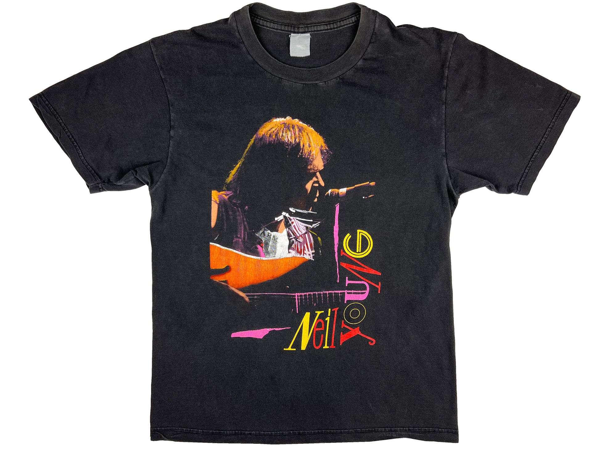 Vintage Neil Young 1987 European Tour T-Shirt