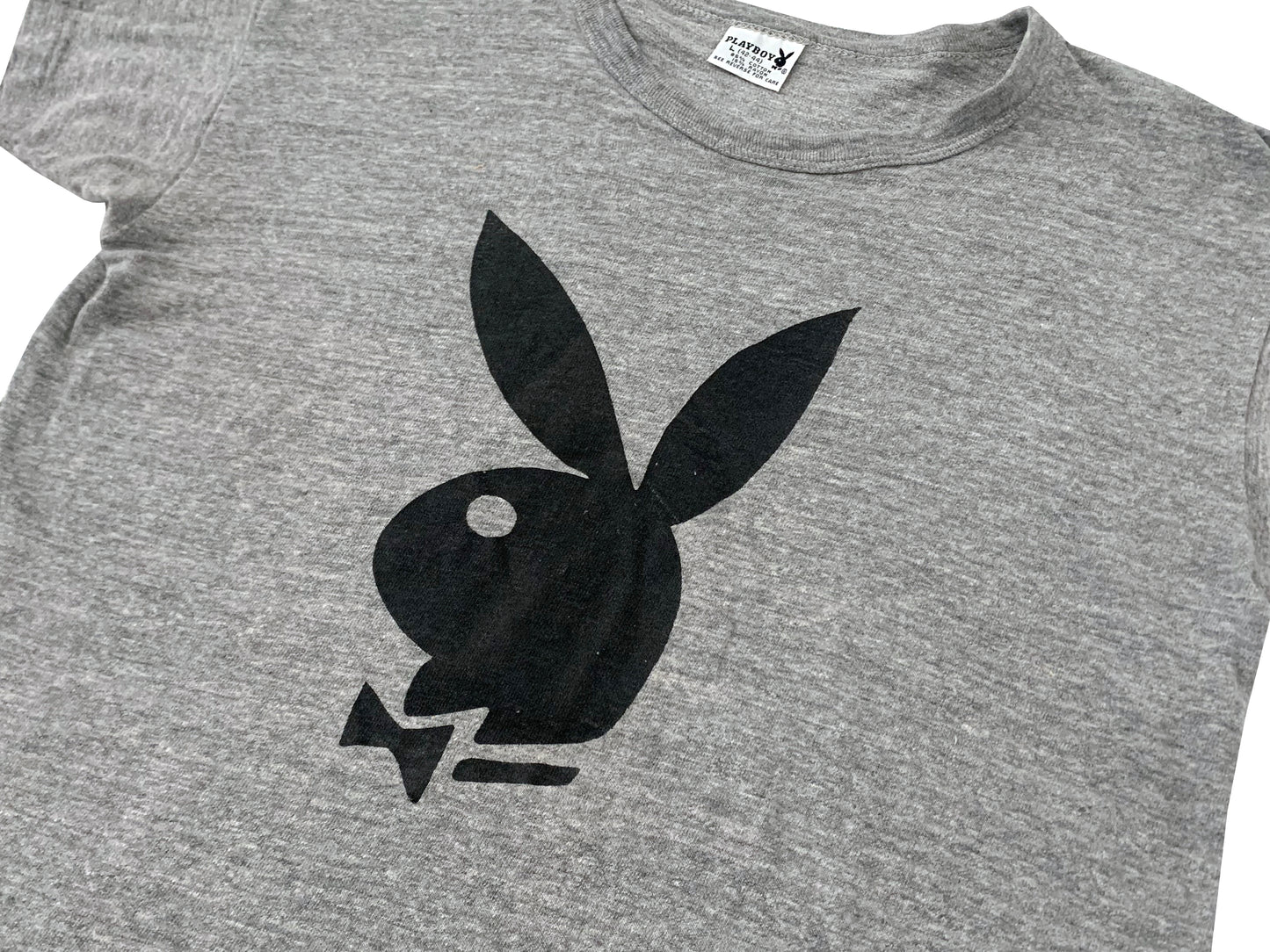 Playboy Bunny Head Grey T-Shirt