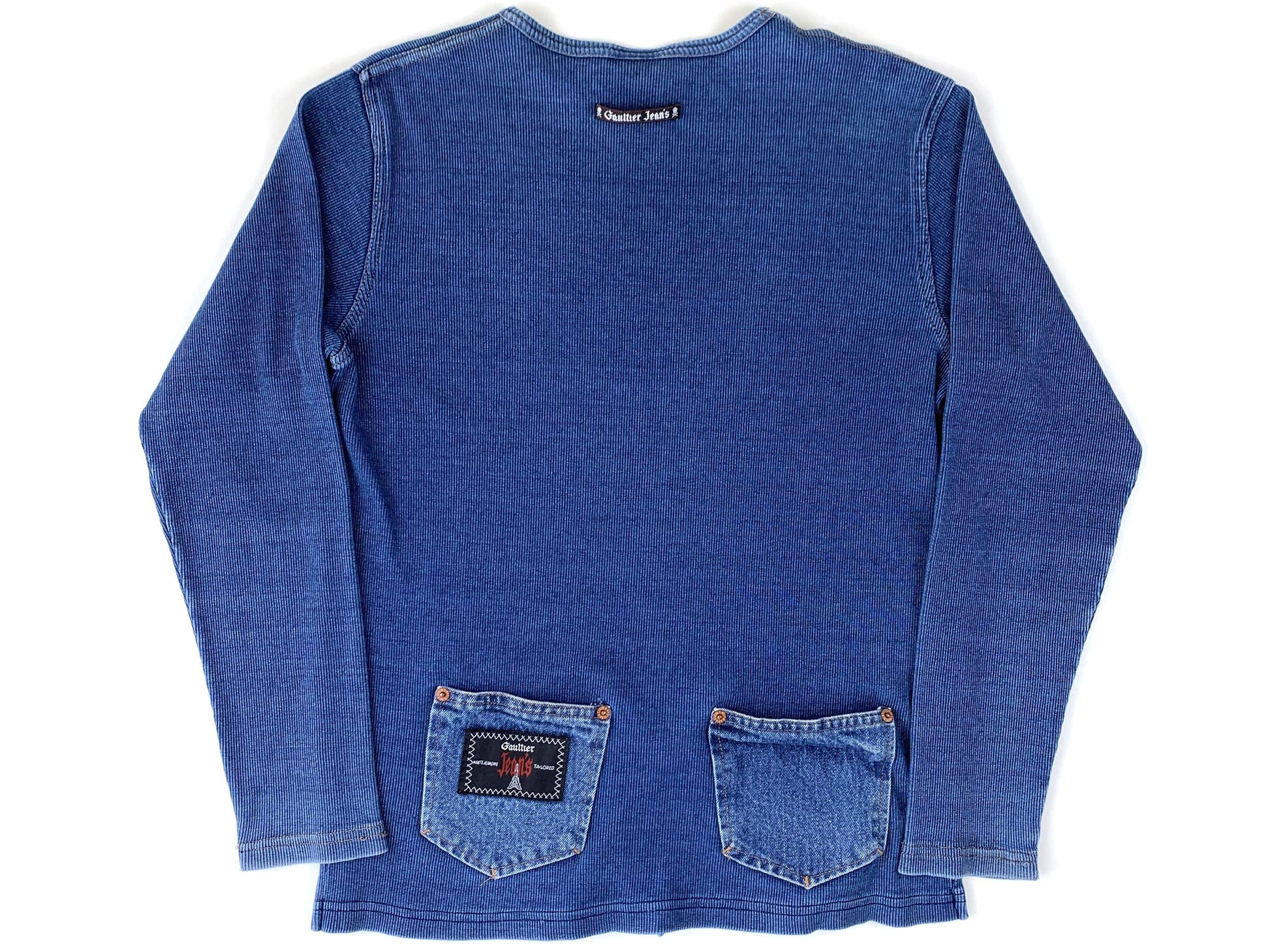 Vintage Jean Paul Gaultier Jeans Ribbed L/S Shirt