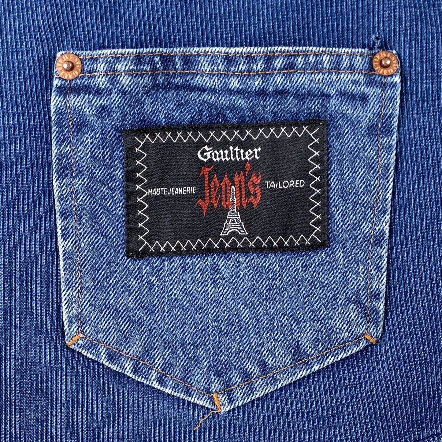 Jean Paul Gaultier Jeans Ribbed L/S Shirt