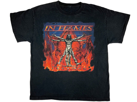 Vintage In Flames 'Clayman' Black T-Shirt