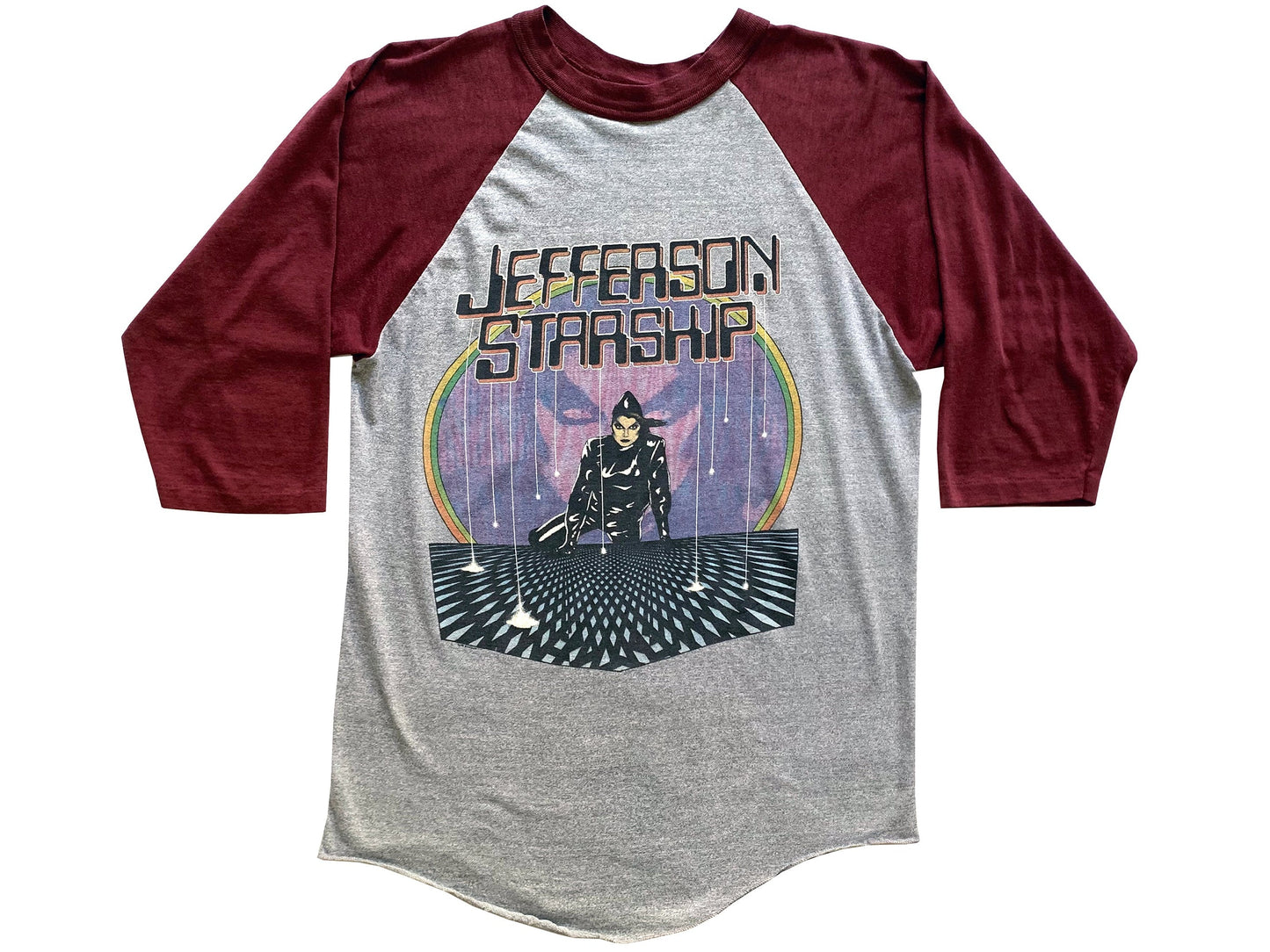Vintage Jefferson Starship 'Modern Times' Grey T-Shirt Rock n Roll 80s
