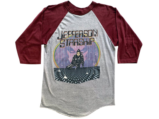 Vintage Jefferson Starship 'Modern Times' Grey T-Shirt Rock n Roll 80s