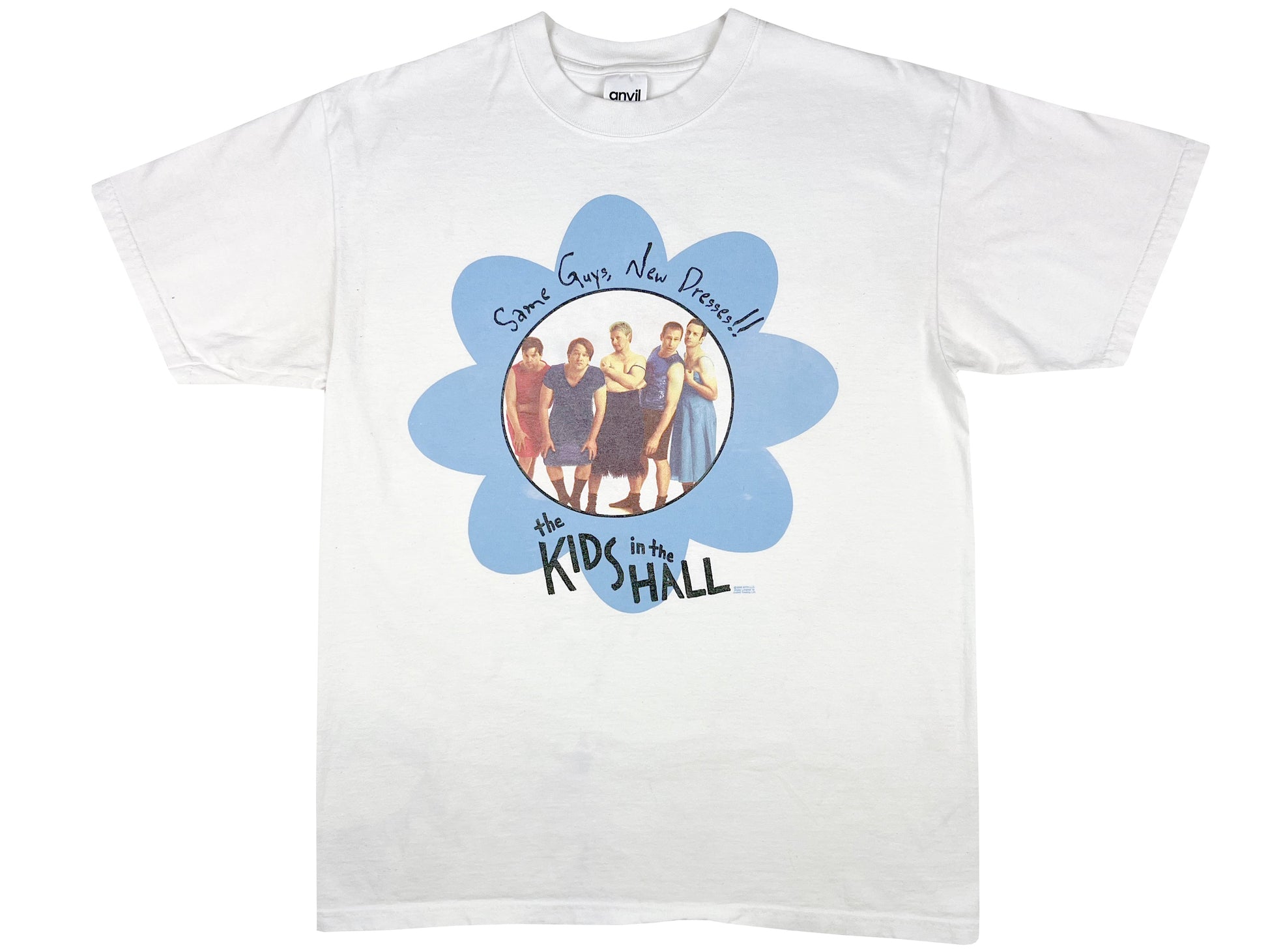 Vintage Kids in the Hall 'Same Guys New Dresses' White T-Shirt Comedy TV Show