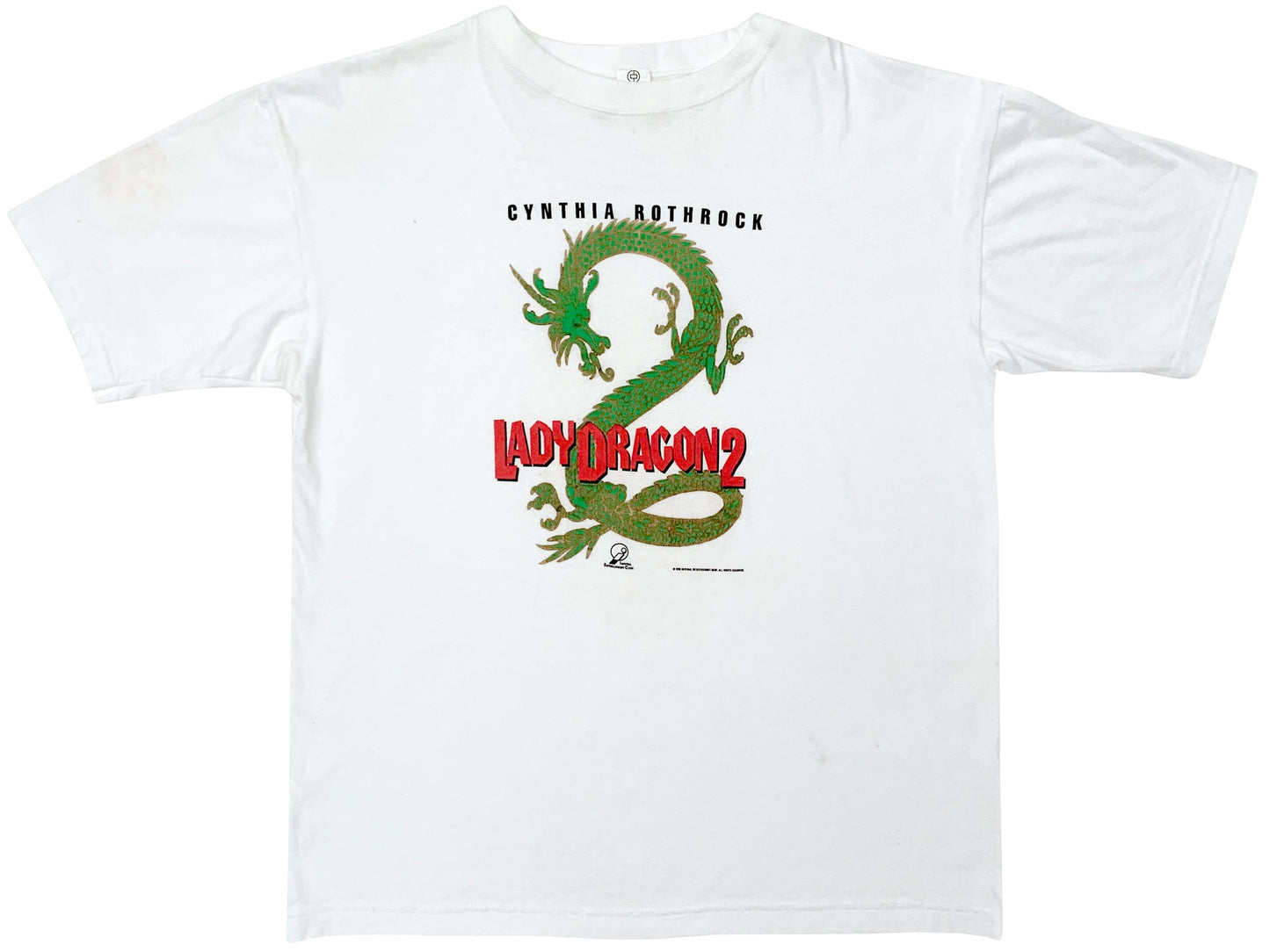 Vintage Lady Dragon 2 Movie White T-Shirt 80s 90s Action