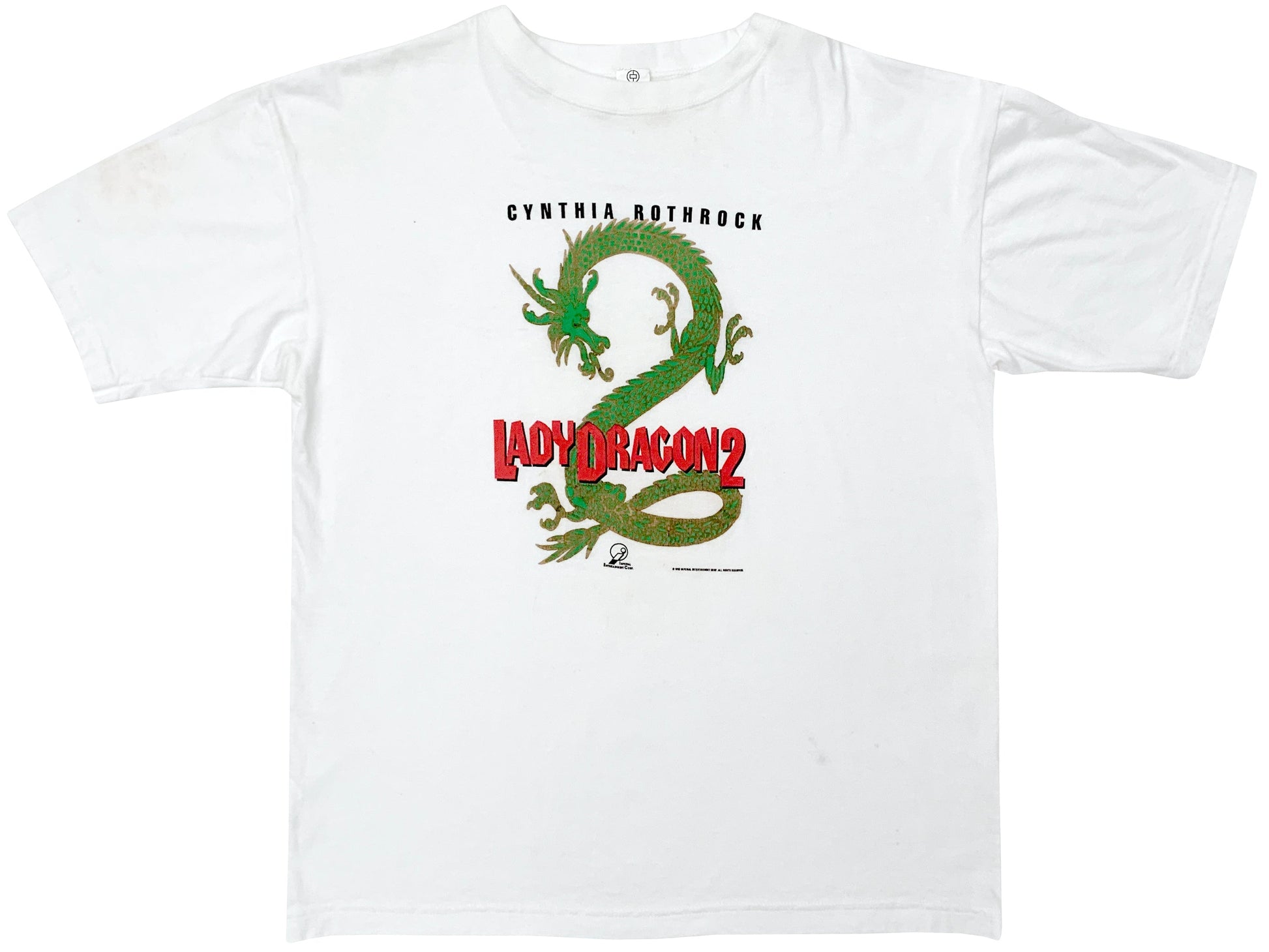 Vintage Lady Dragon 2 Movie White T-Shirt 80s 90s Action