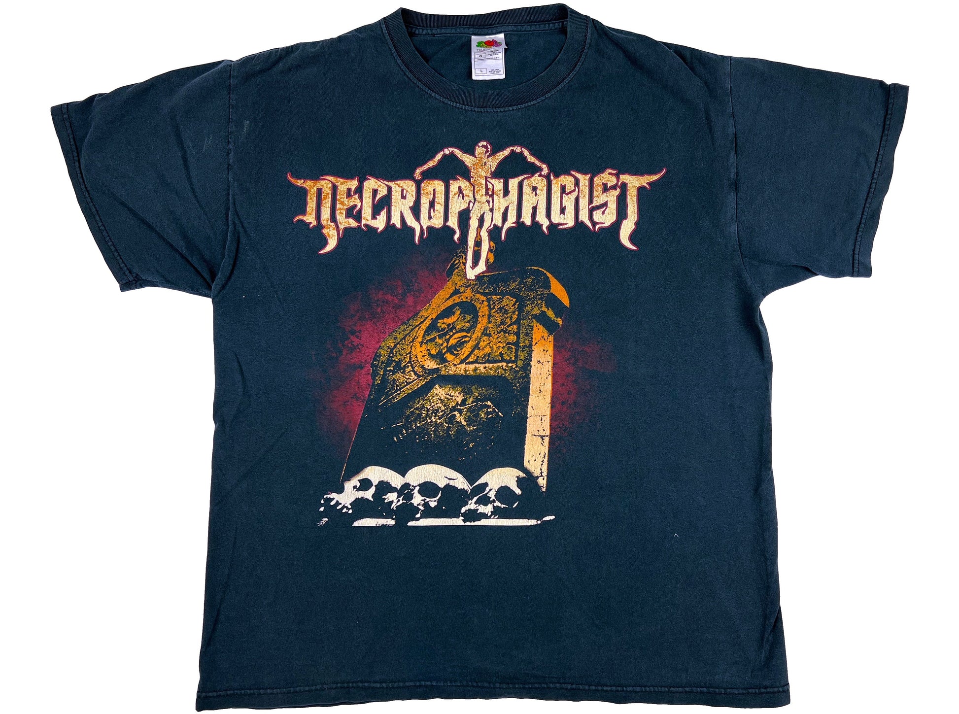Necrophagist Black T-Shirt 90s y2k death metal