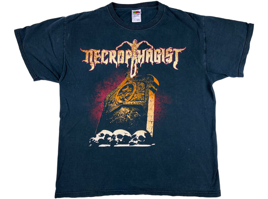 Necrophagist Black T-Shirt 90s y2k death metal