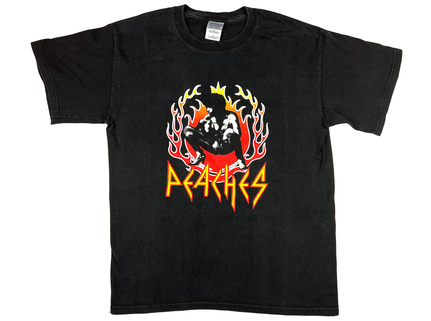 Vintage Peaches Black T-Shirt