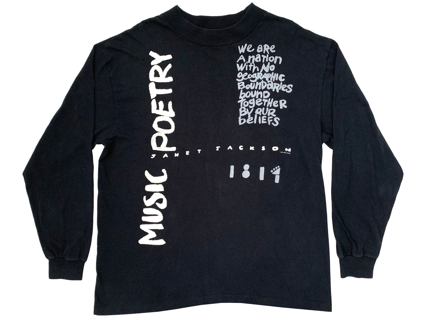 Vintage Janet Jackson 1990 World Tour L/S Shirt
