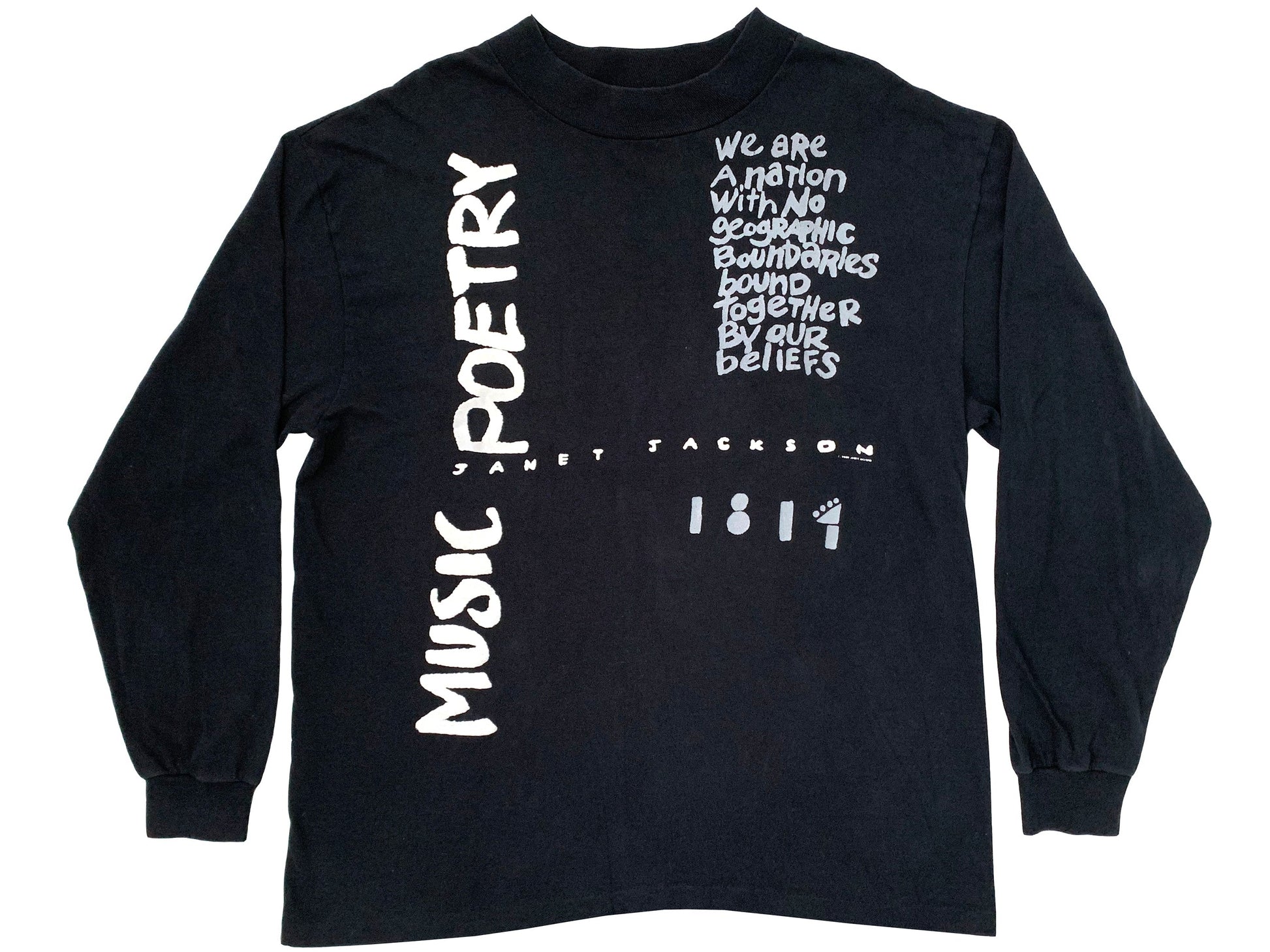 Vintage Janet Jackson 1990 World Tour L/S Shirt