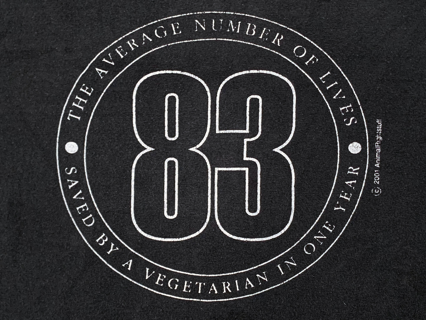 Vegetarian 83 Lives Saved a Year L/S T-Shirt
