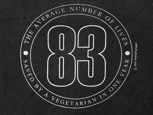 Vegetarian 83 Lives Saved a Year L/S T-Shirt