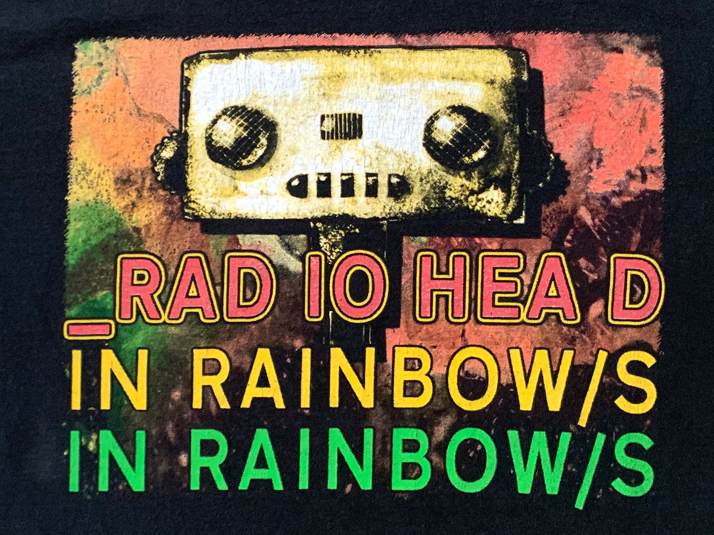 Radiohead In Rainbows Tour Parking Lot T-Shirt