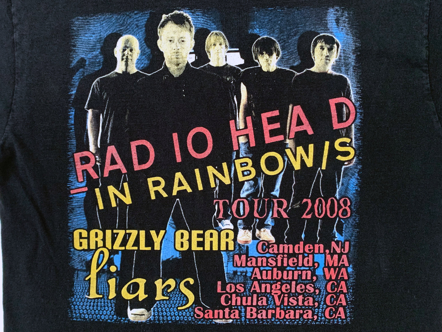 Radiohead In Rainbows Tour Parking Lot T-Shirt