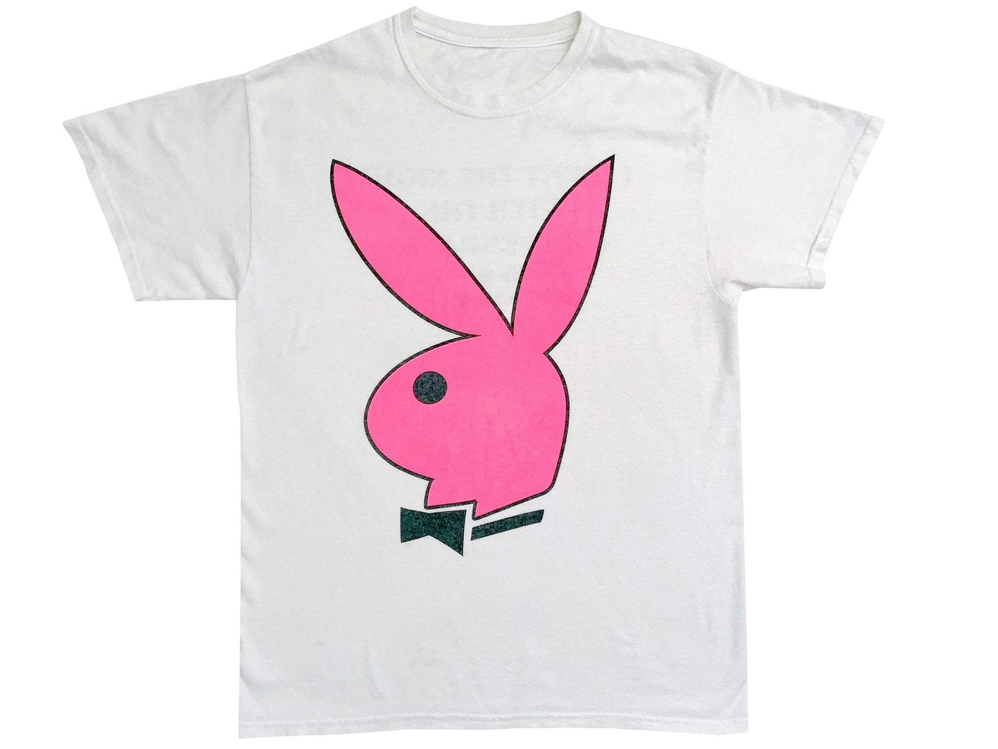 Vintage Playboy Bunny Head Chippendales White T-Shirt 80s 90s