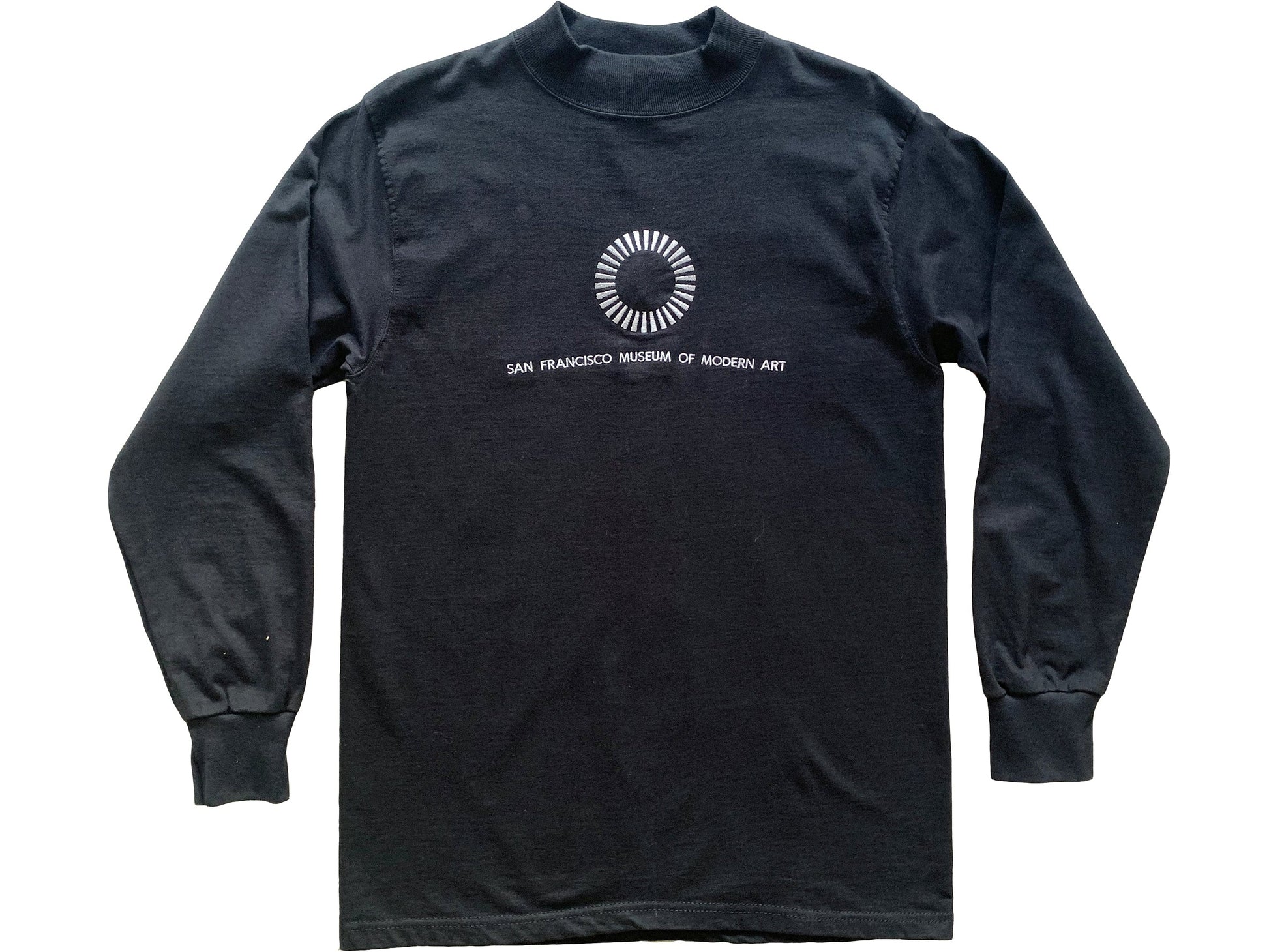 Vintage San Francisco Moma Embroidered Long Sleeve Shirt Museum of Modern Art 90s