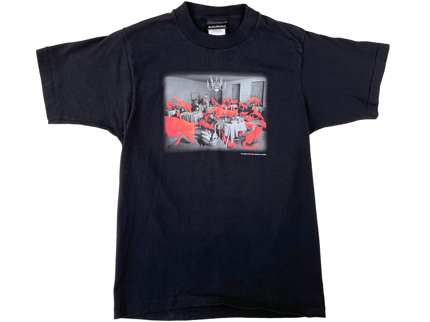Vintage Sandy Skoglund 'Fox Games' Fotofolio T-Shirt