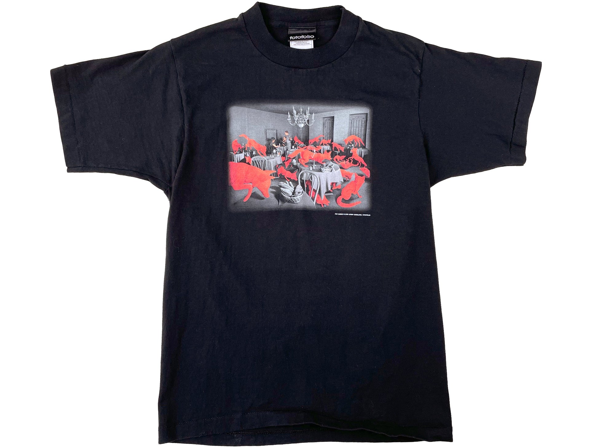 Vintage Sandy Skoglund 'Fox Games' Fotofolio T-Shirt
