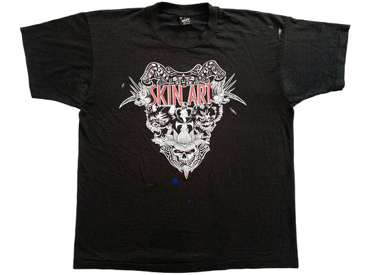 Vintage Skin Art Magazine x Texas Tattoo Shoot-Out 1995 Staff Black T-Shirt