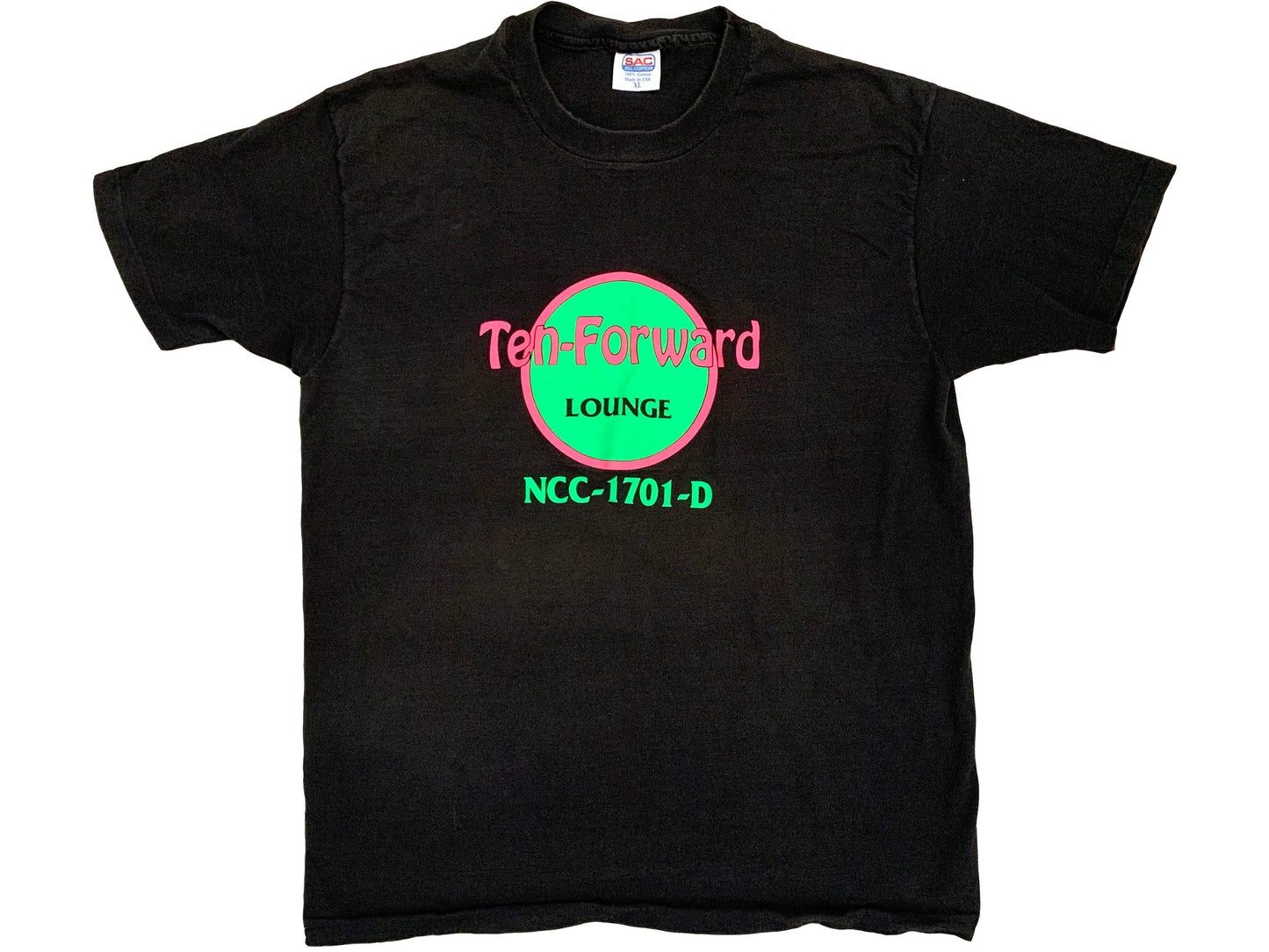 Vintage Star Trek Ten-Forward Lounge  Hard Rock Black T-Shirt