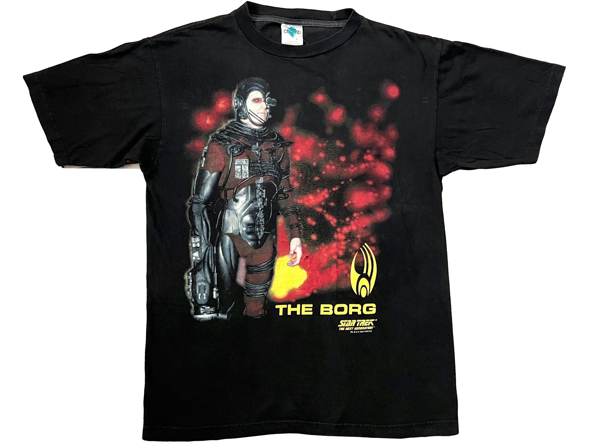 Vintage Star Trek 'The Next Generation' Borg T-Shirt TV SHow TNG Sci-Fi Science Fiction 90s