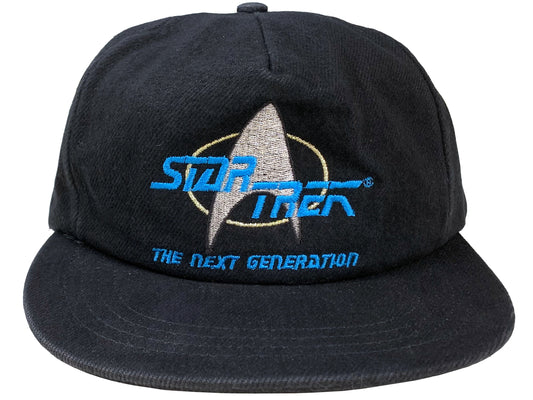 Vintage Star Trek 'The Next Generation' Embroidered Snapback Hat 90s TV Show Sci-Fi Science Fiction